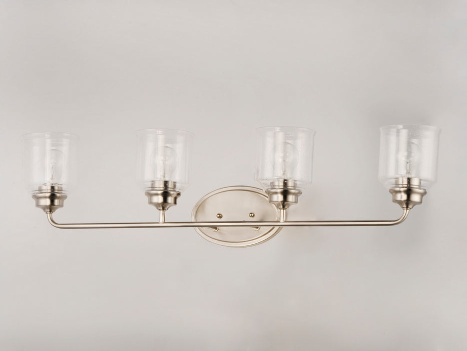 Maxim - 12264CDSN - Four Light Bath Vanity - Acadia - Satin Nickel