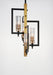 Maxim - 16114CLBKAB - Four Light Chandelier - Flambeau - Black / Antique Brass