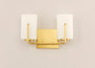 Maxim - 21282SWSBR - Two Light Bath Vanity - Dart - Satin Brass