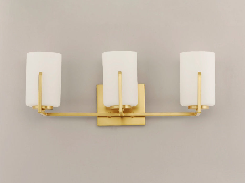 Maxim - 21283SWSBR - Three Light Bath Vanity - Dart - Satin Brass