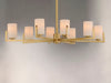 Maxim - 21288SWSBR - Eight Light Chandelier - Dart - Satin Brass