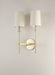 Maxim - 32392OFSBRPN - Two Light Wall Sconce - Uptown - Satin Brass / Polished Nickel