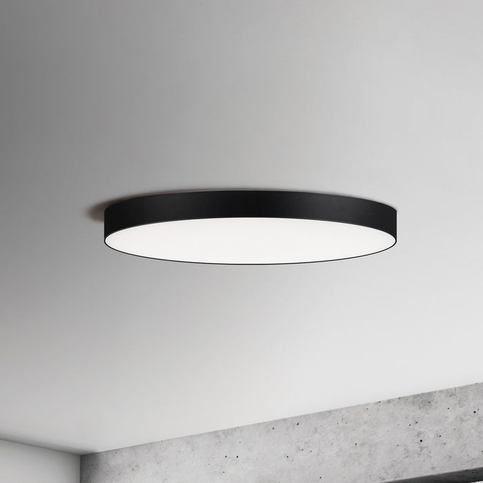 Maxim - 57663WTBK - LED Flush Mount - Trim - Black
