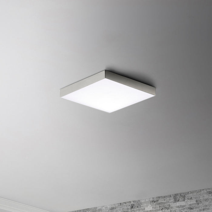 Maxim - 57667WTSN - LED Flush Mount - Trim - Satin Nickel