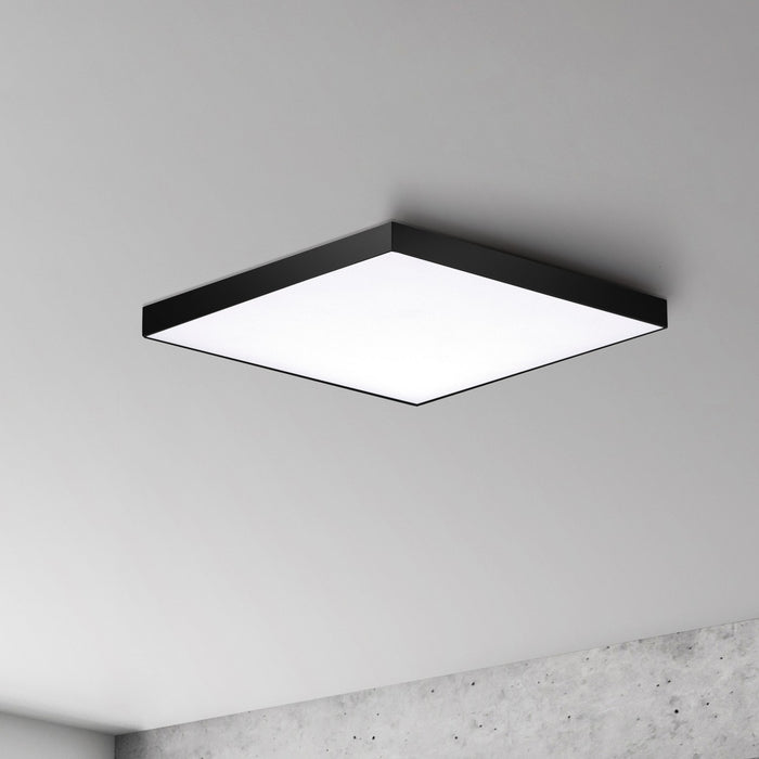 Maxim - 57669WTBK - LED Flush Mount - Trim - Black