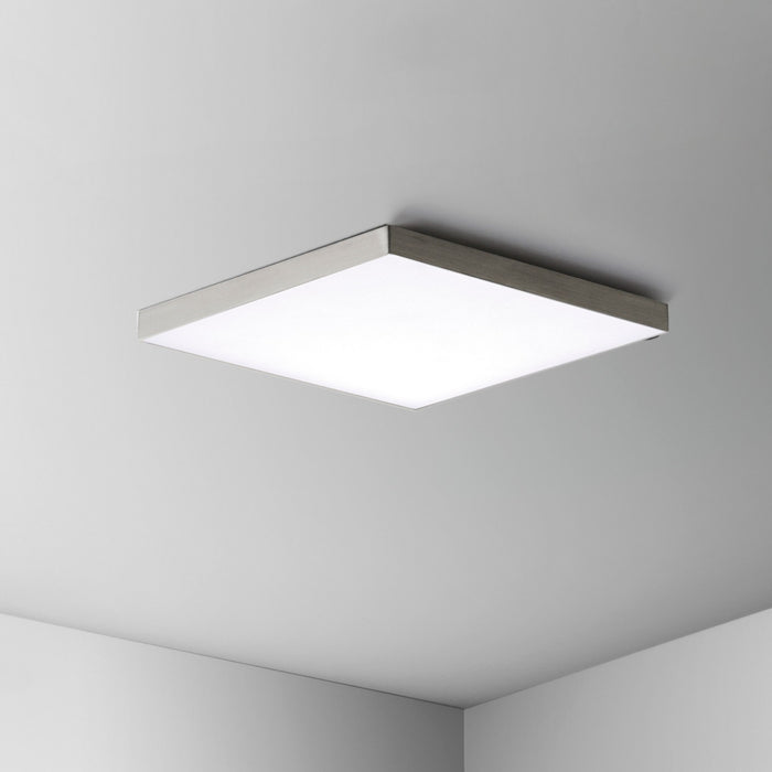 Maxim - 57669WTSN - LED Flush Mount - Trim - Satin Nickel