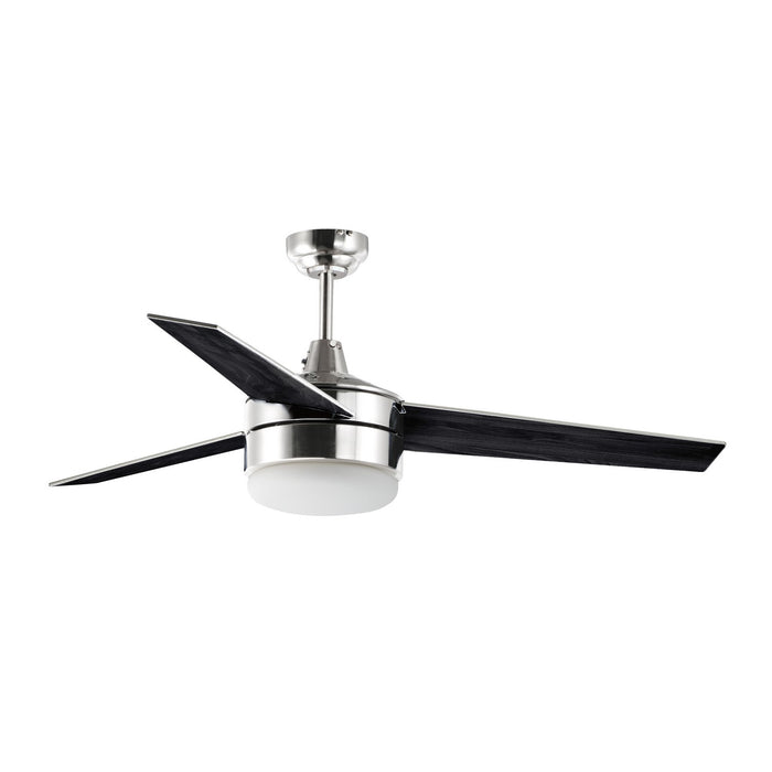 Maxim - 89909FTSNBK - 52 Inch Ceiling Fan - Trio - Satin Nickel / Black
