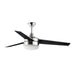 Maxim - 89909FTSNBK - 52 Inch Ceiling Fan - Trio - Satin Nickel / Black