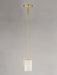 Maxim - 91280SWSBR - One Light Mini Pendant - Dart - Satin Brass