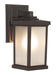 Craftmade - ZA2404-BZ - One Light Outdoor Wall Lantern - Resilience Lanterns - Bronze