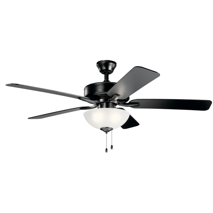 Kichler - 330017SBK - 52 Inch Ceiling Fan - Basics Pro Select - Satin Black