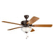 Kichler - 330017SNB - 52 Inch Ceiling Fan - Basics Pro Select - Satin Natural Bronze