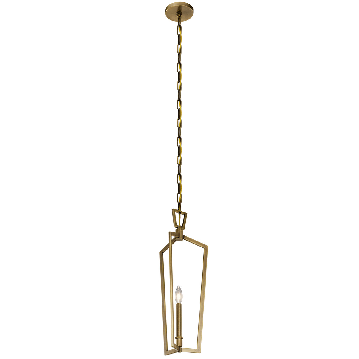 Kichler - 43497NBR - One Light Pendant - Abbotswell - Natural