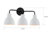 Nuvo Lighting - 60-6786 - Three Light Vanity - Sloan - Matte Black