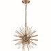 Nuvo Lighting - 60-6992 - Six Light Chandelier - Cirrus - Vintage Brass