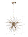 Nuvo Lighting - 60-6992 - Six Light Chandelier - Cirrus - Vintage Brass