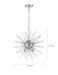Nuvo Lighting - 60-6993 - Eight Light Chandelier - Cirrus - Polished Nickel