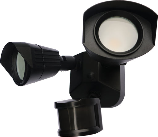 LED Dual Head Security Light Black