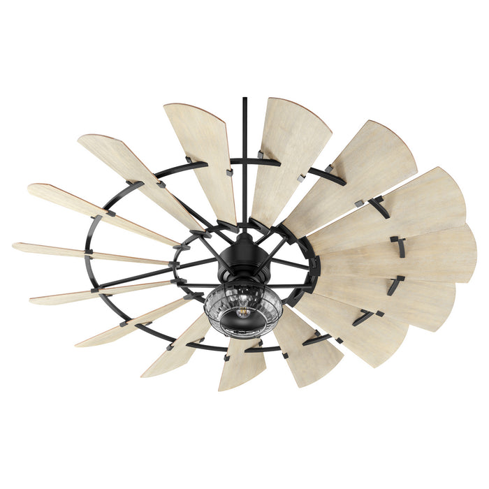 Quorum - 97215-69 - 72 Inch Ceiling Fan - Windmill - Textured Black