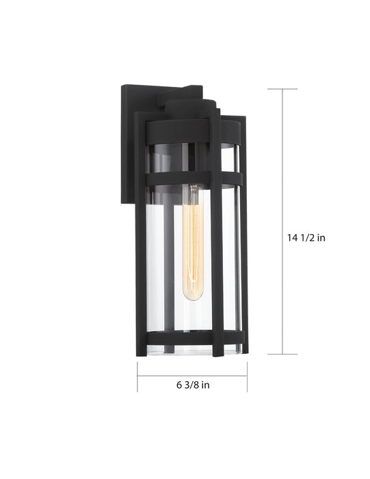 Nuvo Lighting - 60-6572 - One Light Outdoor Wall Lantern - Tofino - Textured Black