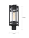 Nuvo Lighting - 60-6575 - One Light Post Lantern - Tofino - Textured Black