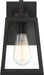 Nuvo Lighting - 60-6581 - One Light Outdoor Wall Lantern - Halifax - Matte Black