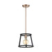 Nuvo Lighting - 60-6641 - One Light Mini Pendant - Chassis - Copper Brushed Brass / Matte Black