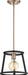 Nuvo Lighting - 60-6641 - One Light Mini Pendant - Chassis - Copper Brushed Brass / Matte Black