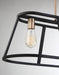 Nuvo Lighting - 60-6644 - Four Light Island Pendant - Chassis - Copper Brushed Brass / Matte Black