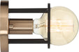 Nuvo Lighting - 60-6651 - One Light Wall Sconce - Chassis - Copper Brushed Brass / Matte Black