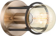 Nuvo Lighting - 60-6651 - One Light Wall Sconce - Chassis - Copper Brushed Brass / Matte Black