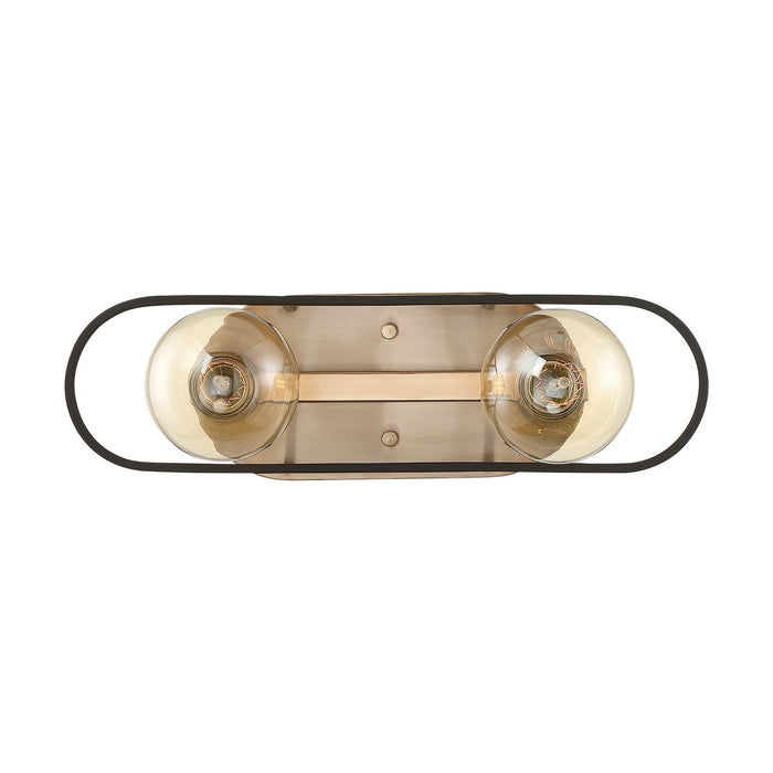 Nuvo Lighting - 60-6652 - Two Light Vanity - Chassis - Copper Brushed Brass / Matte Black