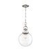 Nuvo Lighting - 60-6672 - One Light Pendant - Skyloft - Polished Nickel / Clear Glass