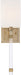 Nuvo Lighting - 60-6681 - One Light Wall Sconce - Thompson - Burnished Brass / White