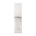 Nuvo Lighting - 60-6691 - One Light Wall Sconce - Vesey - Brushed Nickel / White Fabric