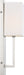 Nuvo Lighting - 60-6693 - One Light Wall Sconce - Vesey - Polished Nickel / White Fabric