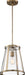 Nuvo Lighting - 60-6697 - One Light Pendant - Bruge - Burnished Brass / Clear