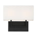 Nuvo Lighting - 60-6719 - Two Light Vanity - Tribeca - Aged Bronze / White Fabric