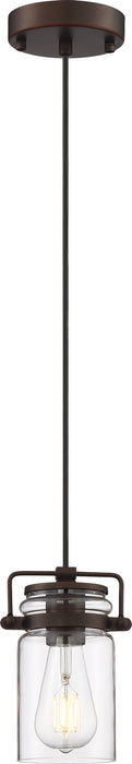Nuvo Lighting - 60-6731 - One Light Mini Pendant - Antebellum - Mahogany Bronze / Clear Glass