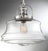Nuvo Lighting - 60-6758 - One Light Pendant - Basel - Polished Nickel / Clear Glass