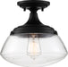 Nuvo Lighting - 60-6799 - One Light Semi Flush Mount - Kew - Aged Bronze / Clear
