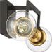 Nuvo Lighting - 60-6972 - Two Light Vanity - Intention - Warm Brass / Black