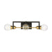 Nuvo Lighting - 60-6973 - Three Light Vanity - Intention - Warm Brass / Black