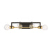 Nuvo Lighting - 60-6974 - Four Light Vanity - Intention - Warm Brass / Black