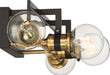 Nuvo Lighting - 60-6974 - Four Light Vanity - Intention - Warm Brass / Black