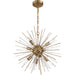 Nuvo Lighting - 60-6994 - Eight Light Chandelier - Cirrus - Vintage Brass