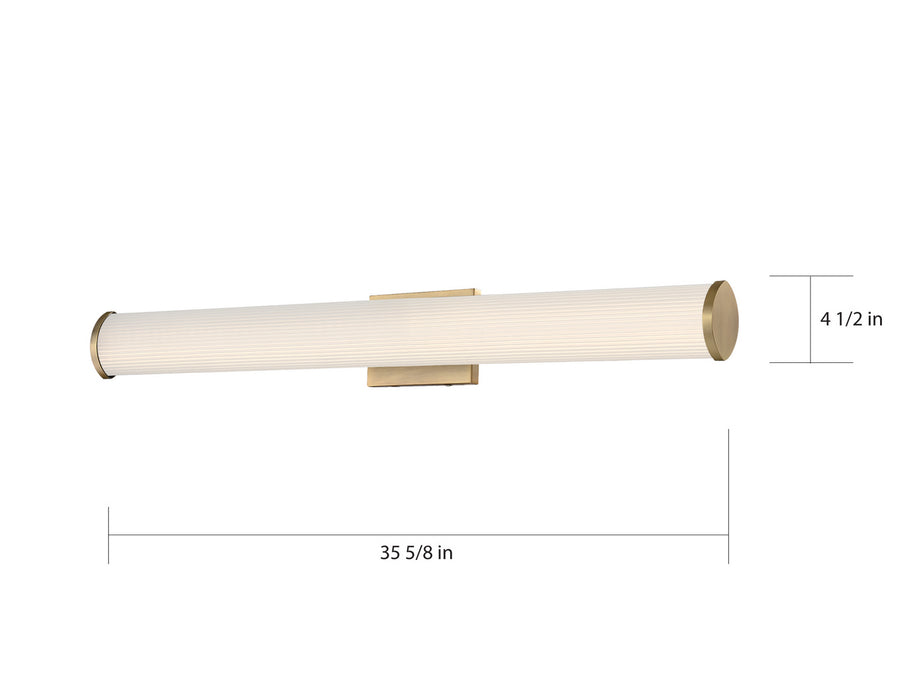 Nuvo Lighting - 62-1593 - LED Vanity - Lena - Brushed Brass