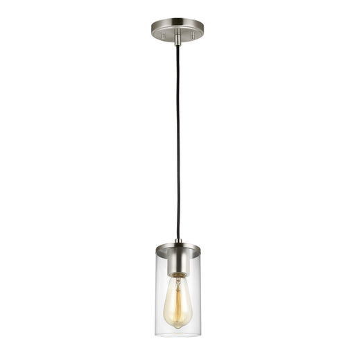 Visual Comfort Studio - 6190301EN7-962 - One Light Mini-Pendant - Zire - Brushed Nickel