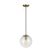 Visual Comfort Studio - 6601801EN7-848 - One Light Pendant - Leo H.G. - Satin Brass