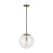 Visual Comfort Studio - 6701801EN7-848 - One Light Pendant - Leo H.G. - Satin Brass